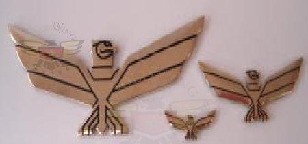 Eagle Emblem 3/4" X 1/4"