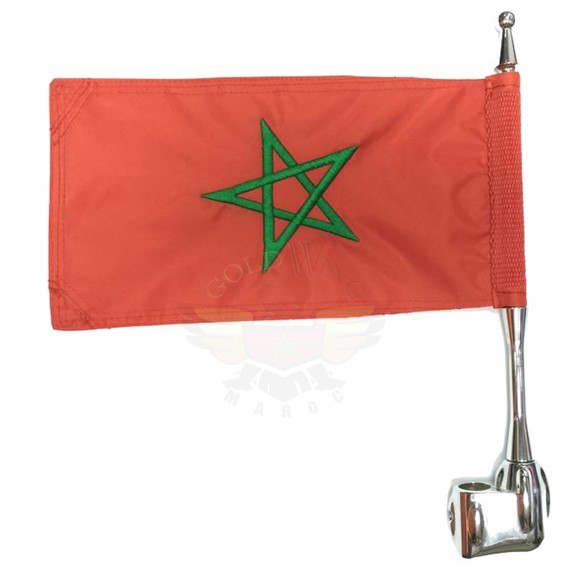 Drapeau Marocain pour porte drapeau Kuryakyn 4233 4233-MA